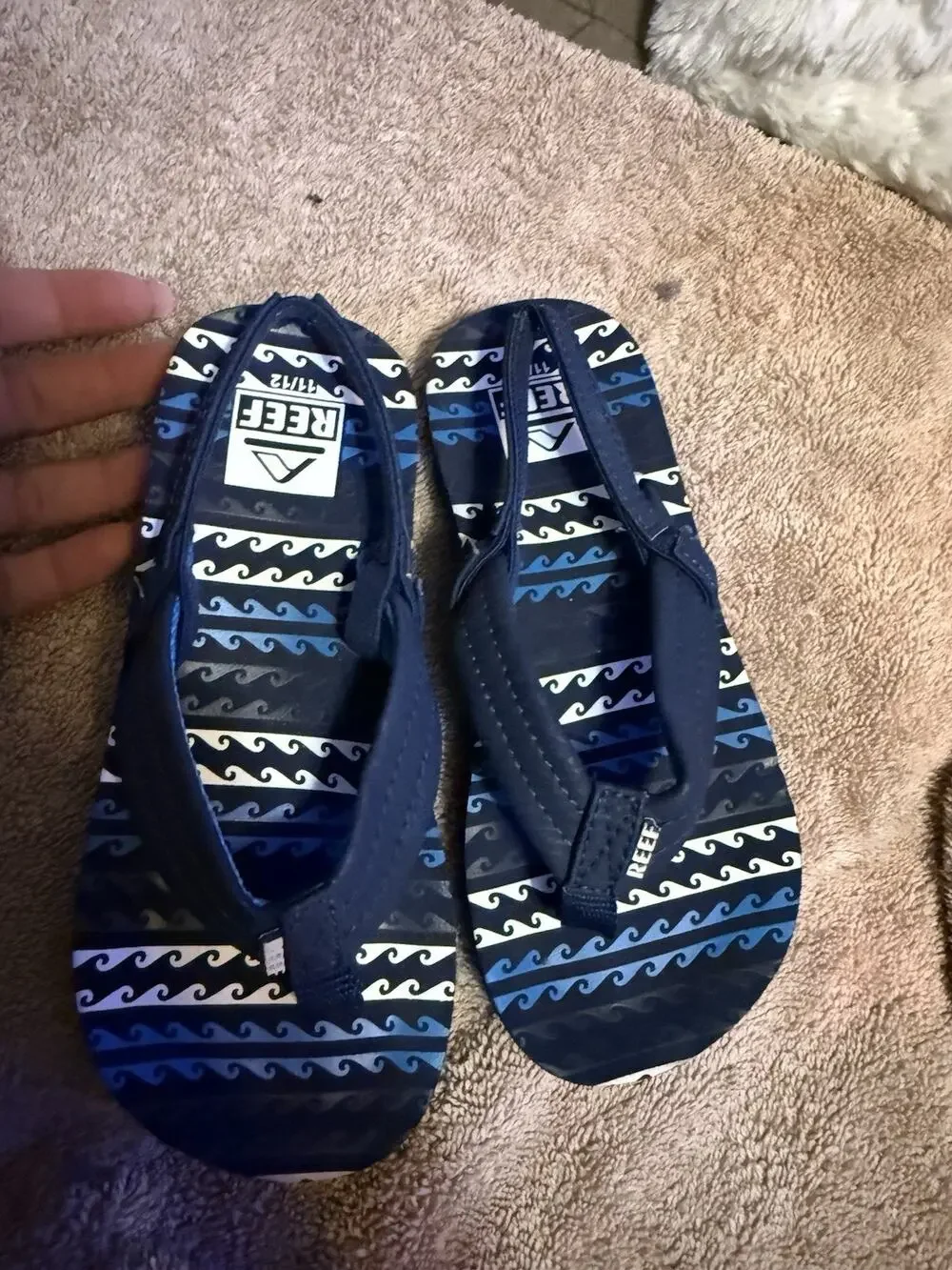 Reef Kids Sandals Size 11/12c Little Boys